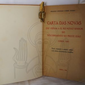 CORTESAO (Armando) & THOMAS (Henry).- Carta das Novas