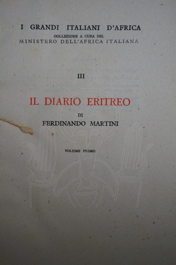 MARTINI Il Diario Eritreo.