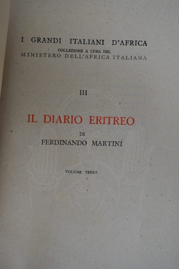 MARTINI Il Diario Eritreo.