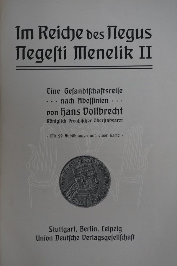 VOLLBRECHT Im Reiche des Negus Negesti Menelik II
