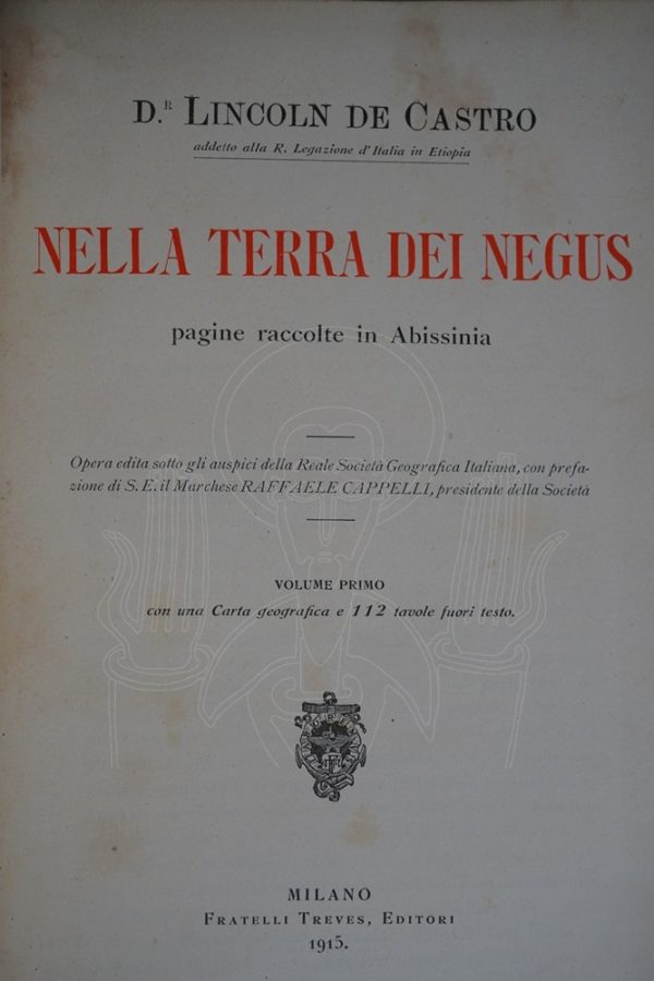 CASTRO Nella Terra dei Negus
