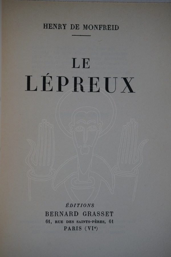 MONFREID Le lépreux.