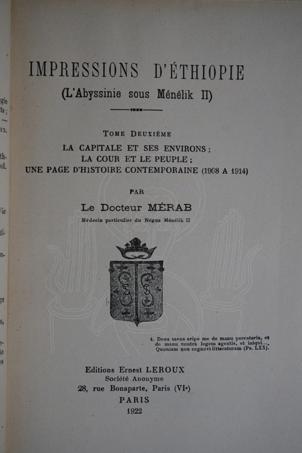 MÉRAB Impressions d'Ethiopie.