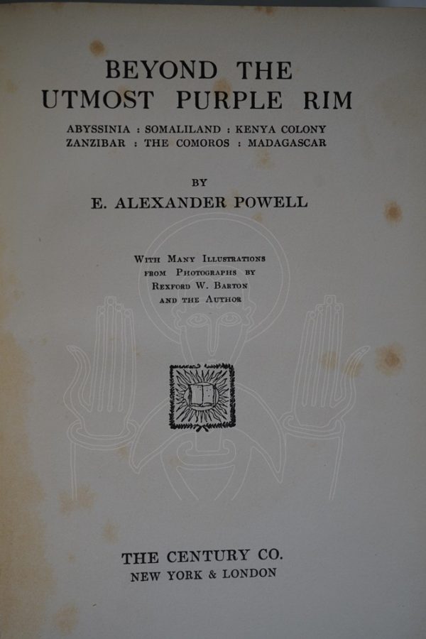 POWELL Beyond the utmost purple rim.