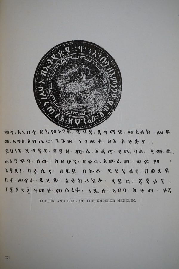 HODSON Seven Years in Southern Abyssinia.