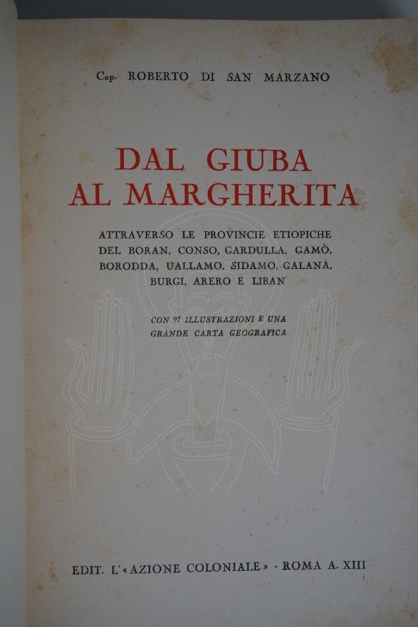 SAN MARZANO Dal Giuba al Margherita.