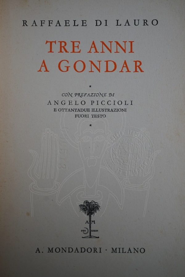 DI LAURO Tre anni a Gondar.