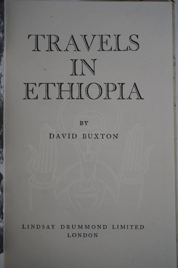 BUXTON Travels In Ethiopia.