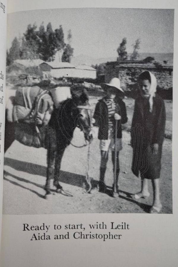 MURPHY In Ethiopia with a mule.