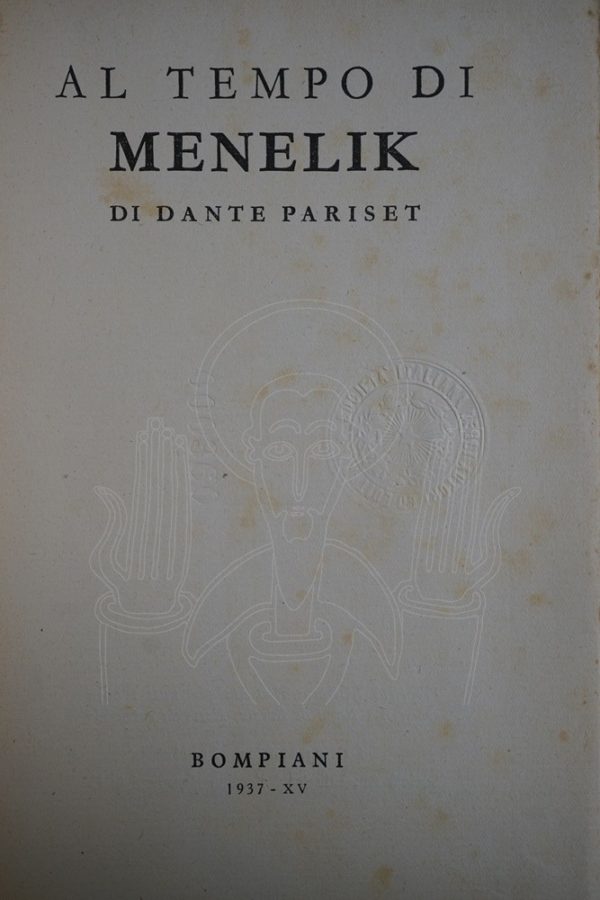 PARISET Al temp di Menelik.
