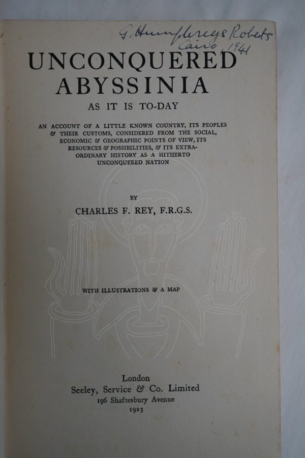 REY Unconquered Abyssinia.