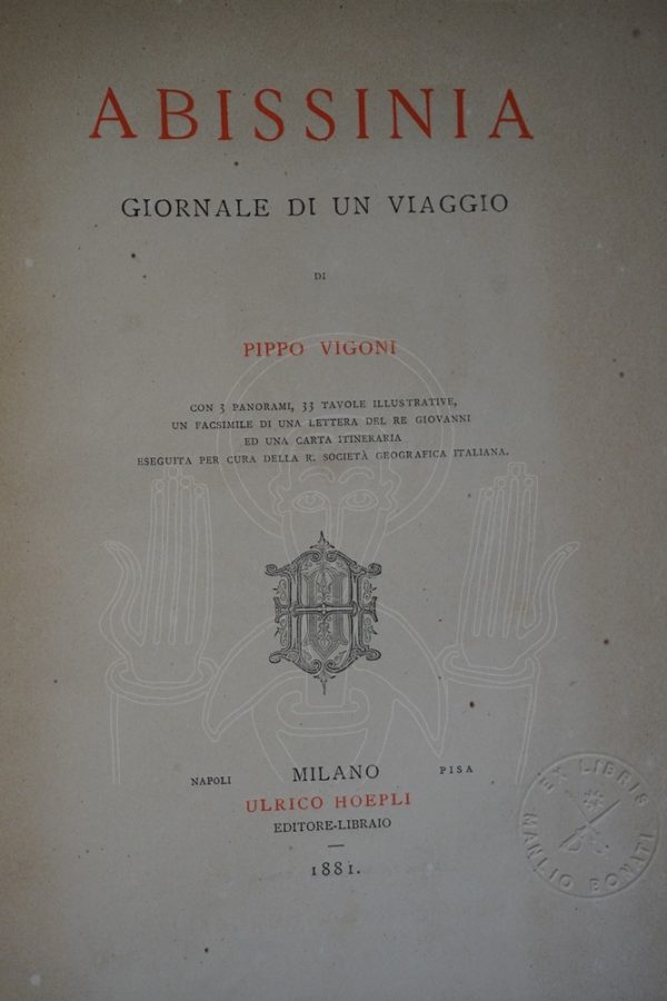 VIGONI Abissinia