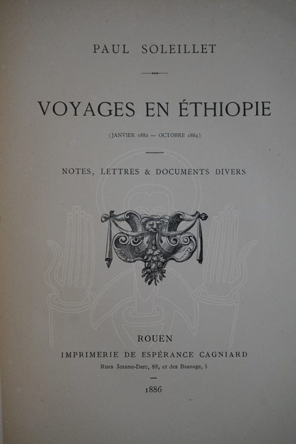 SOLEILLET Voyages en Ethiopie