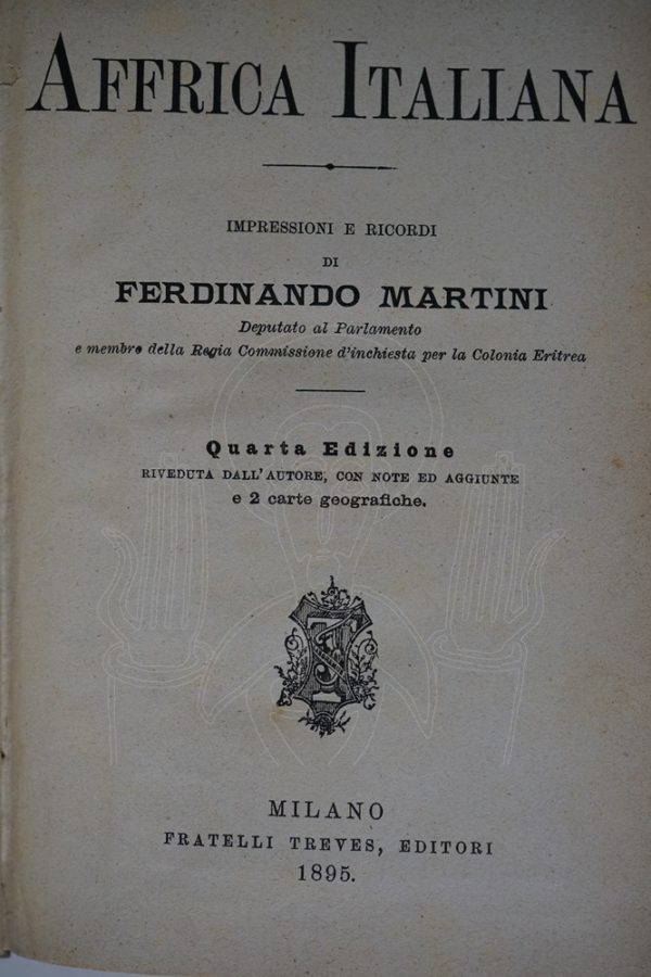 MARTINI Nell'Affrica Italiana.
