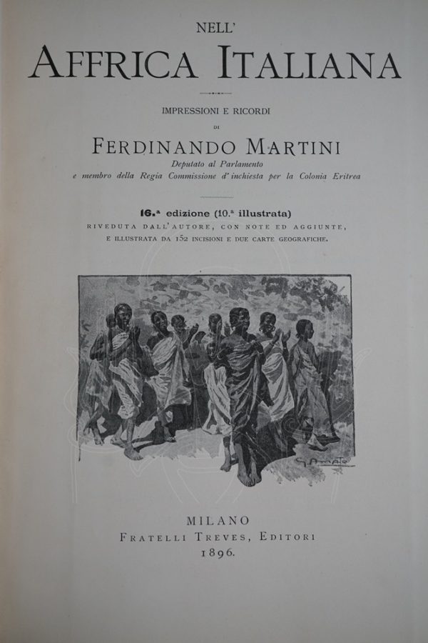 MARTINI Nell'Affrica Italiana (édition in 4°).
