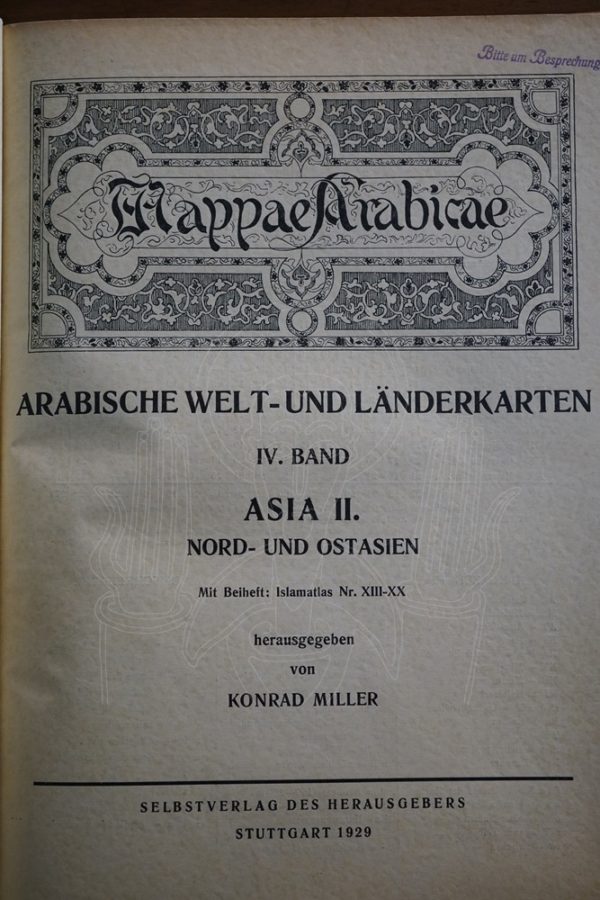 MILLER Mappae Arabicae