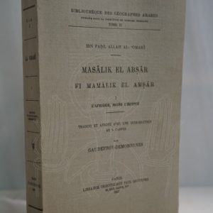 FERRAND Masâlik el Absar fî Mamâlik el Amsar