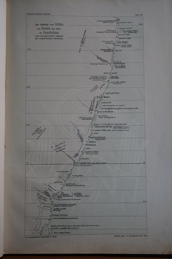 BITTNER & TOMASCHEK Die topographischen Capitel des indischen seespiegels mohît.