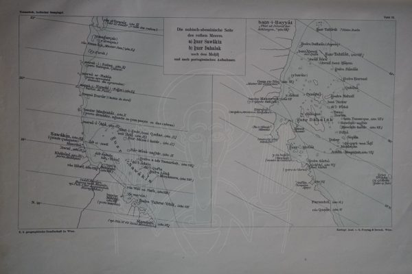 BITTNER & TOMASCHEK Die topographischen Capitel des indischen seespiegels mohît.