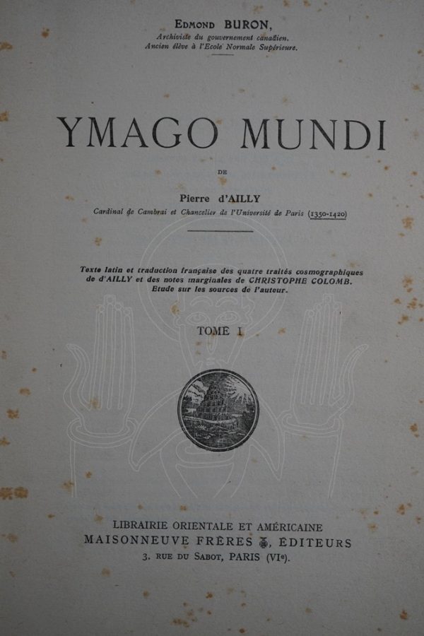 AILLY Ymago Mundi