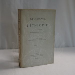 ABBADIE Géographie de l'Ethiopie.