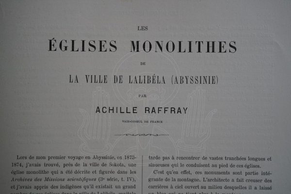 RAFFRAY Les églises monolithes