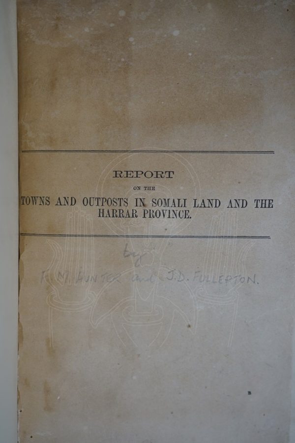 HUNTER & FULLERTON Report