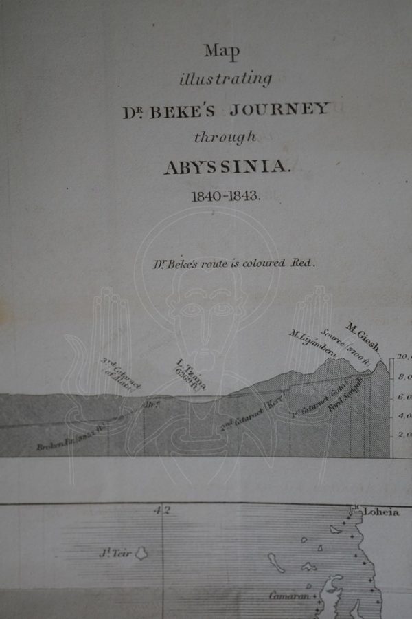 BEKE Abyssinia - being a continuation of Routes in that Country.