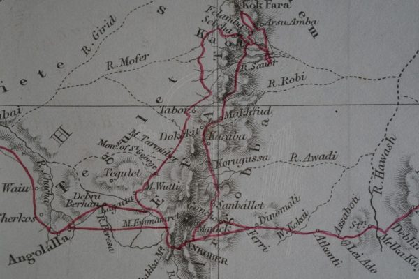 BEKE Abyssinia - being a continuation of Routes in that Country.