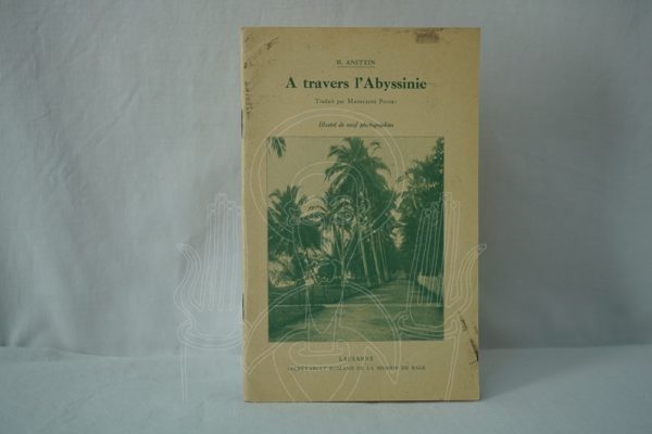 ANSTEIN A travers l'Abyssinie