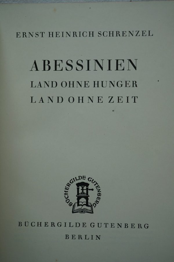 SCHRENZEL Abessinien