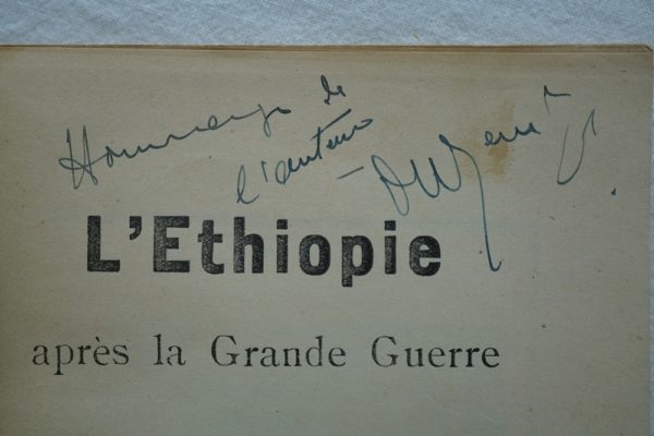 HAGGAR L'Ethiopie après la Grande Guerre.