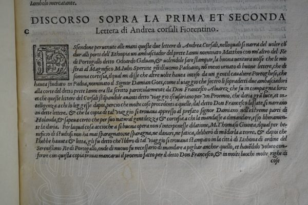 RAMUSIO & CORSALI Due Lettere di Andrea Corsali