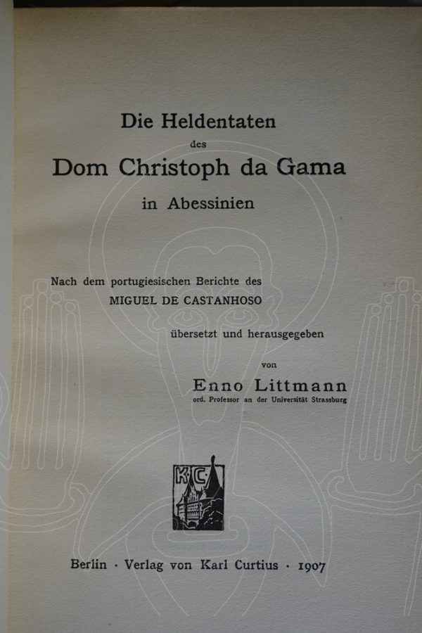 CASTANHOSO Die Heldentaten des Dom Christoph da Gama in Abessinien.