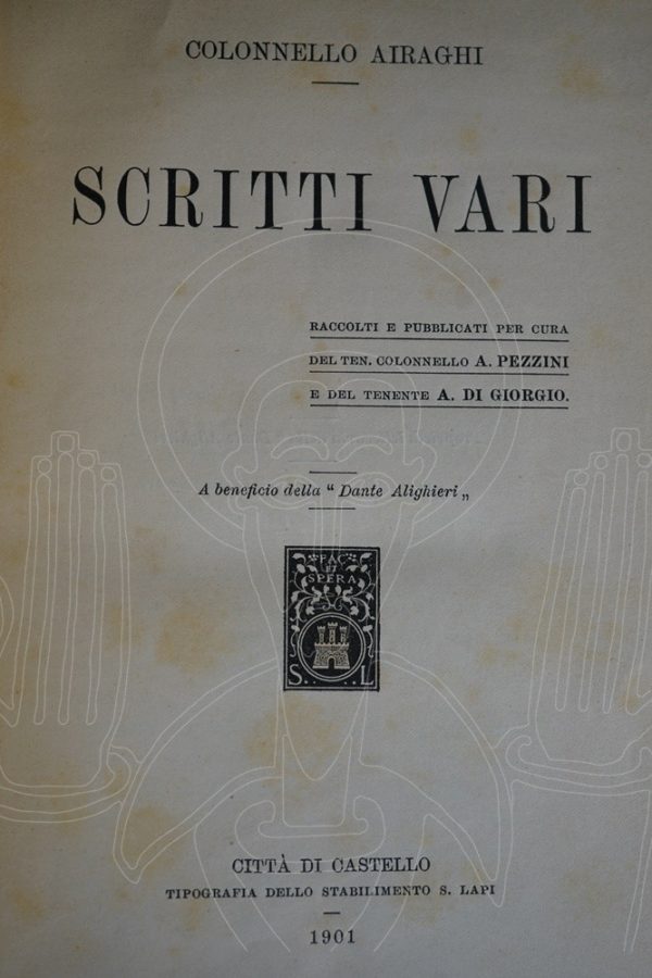 AIRAGHI Scritti vari