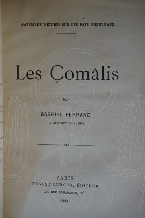 FERRAND Les Çomâlis.