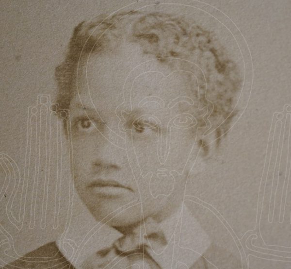 Photographer: Albert Deneulain, London. Buste présumé d'Alämayyähu Tewodros (1860-1879), fils de Tewodros II, circa 1868-1879, d