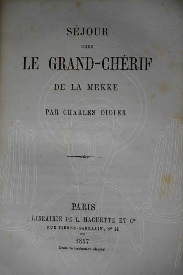 DIDIER (4 tomes de son voyage en Orient)