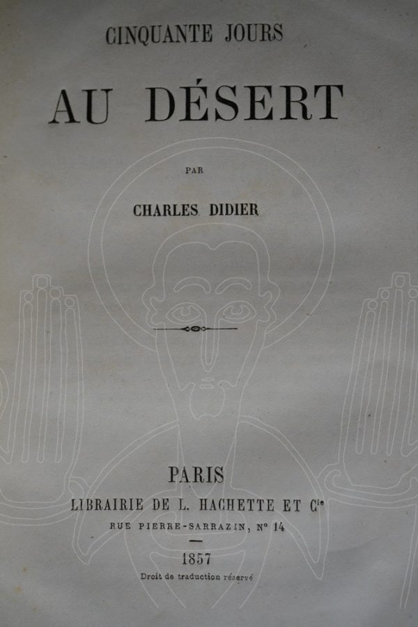 DIDIER (4 tomes de son voyage en Orient)