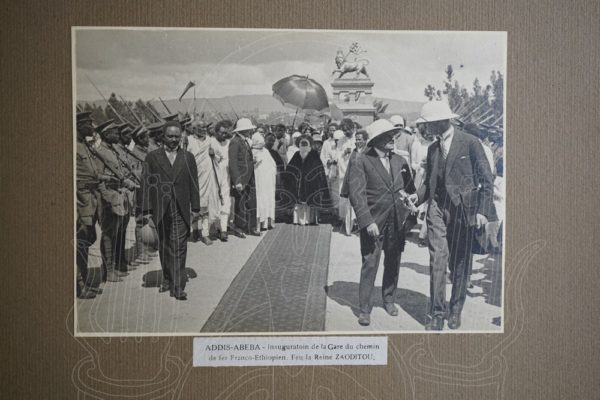 MICHEL-CÔTE Inauguration de la gare d'Addis Abeba