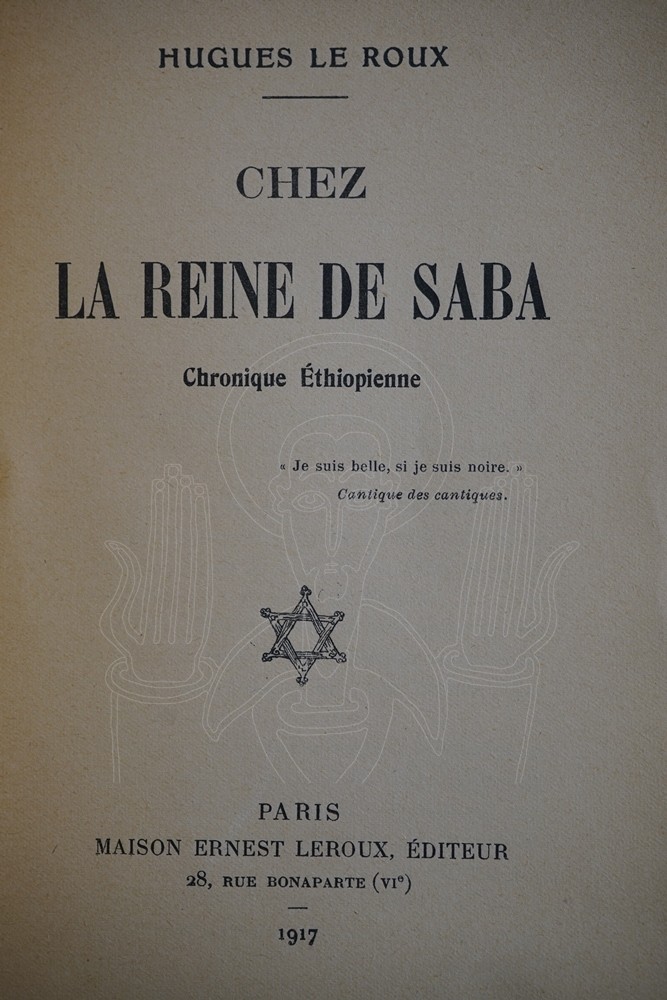Chez la reine de Saba. Chronique éthiopienne. - Biblethiophile