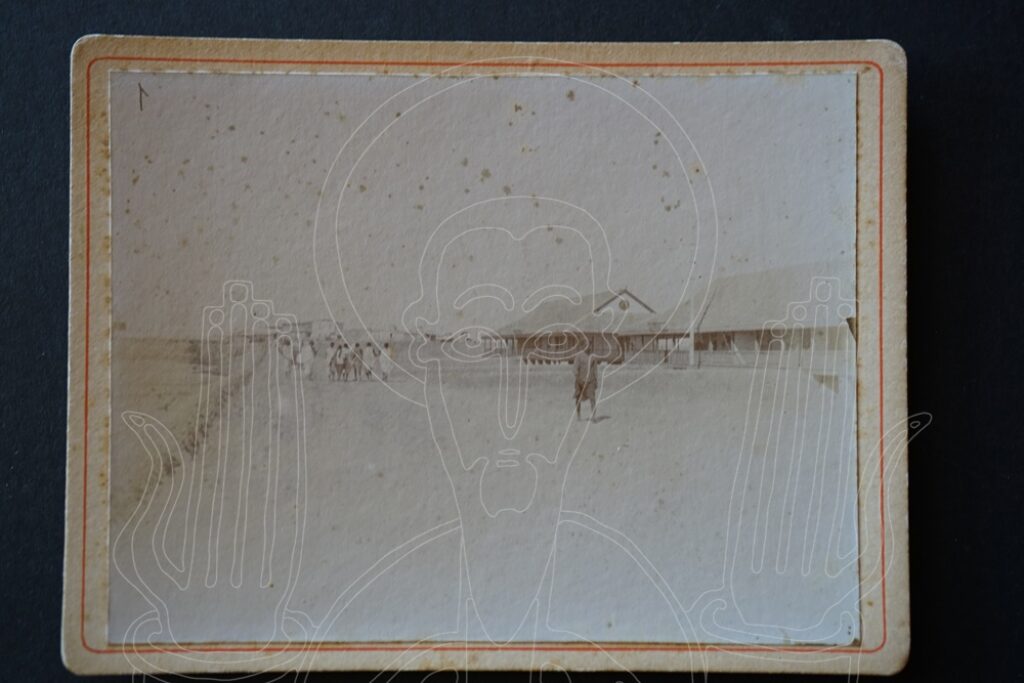 Avenue conduisant à la Gare du chemin de fer du Harrar à Djibouti (Côte des Somalis)