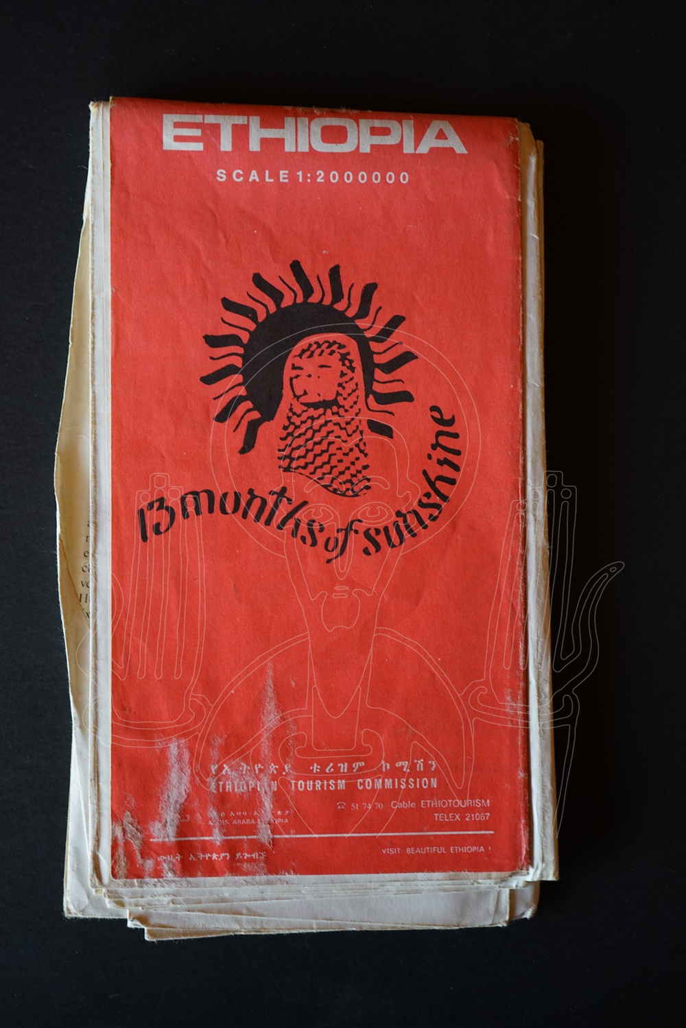 Ethiopia, scale 1:2 000 000.