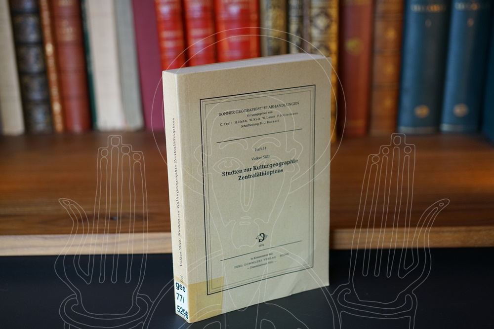 Studien zur Kulturgeographie Zentraläthiopiens.