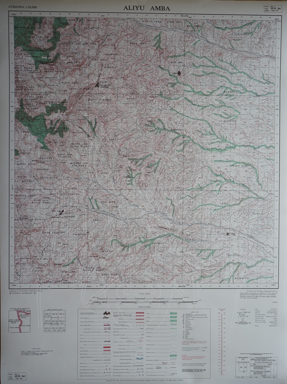 Aliyu Amba. 1:50'000e
