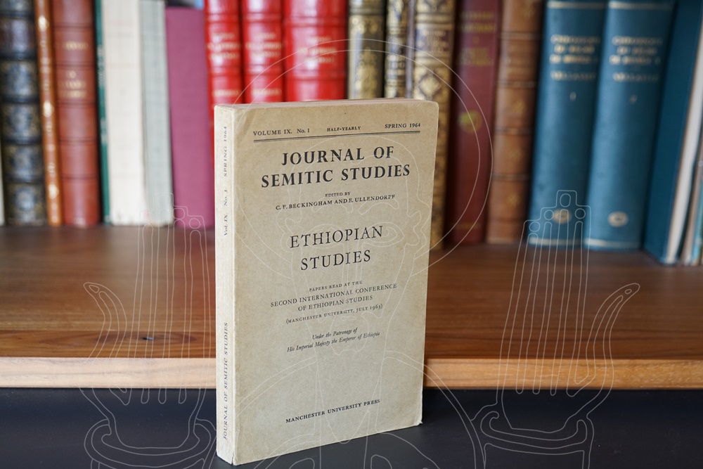 [ICES 2] Ethiopian Studies. Papers read at the second international conference of Ethiopian Studies (Manchester University, July 1963)