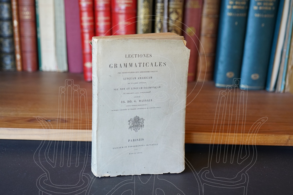 Lectiones grammaticales pro missionariis qui addiscere volunt linguam amaricam seu vulgarem abyssiniae, nec non et linguam oromonicam seu populorum Galla nuncupatorum.