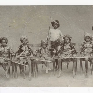Aden. Arab chiefs [Lahej?]